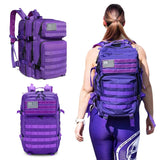 Sac à Dos Violet 45L QT&QY pour Femme – Aventurière