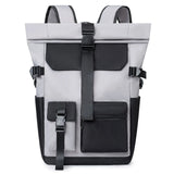 Sac à dos ordinateur homme urbain gris claire